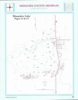 Missaukee Lake - Depth Map, Missaukee County 2006